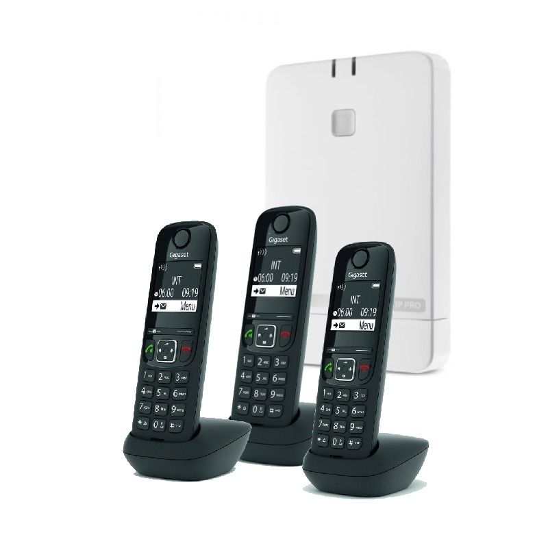 Pack Gigaset N610IP PRO + 3 Gigaset AS690HX Negro