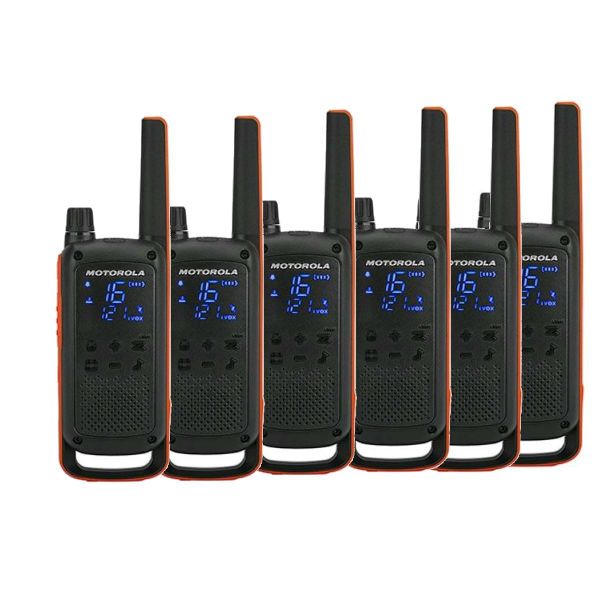 Pack sexteto Motorola Talkabout T82 