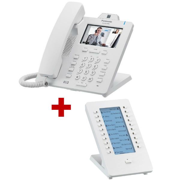 Panasonic KX-HDV430 Blanco con expansión de teclado