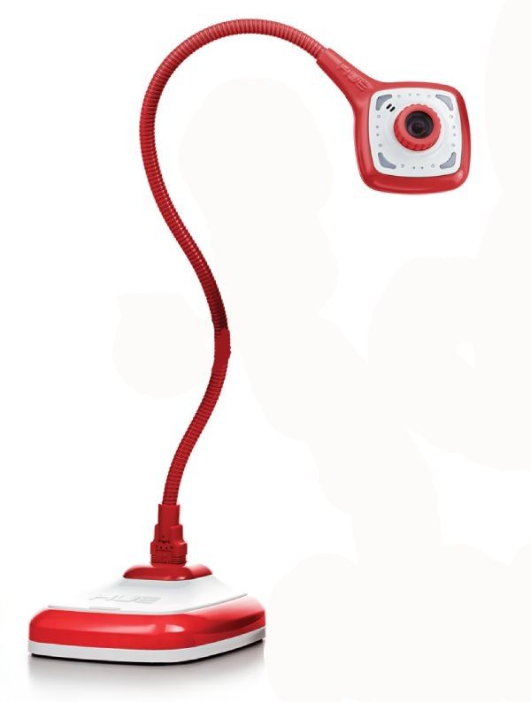 HUE HD PRO Cámara de Documentos/Webcam flexible Roja