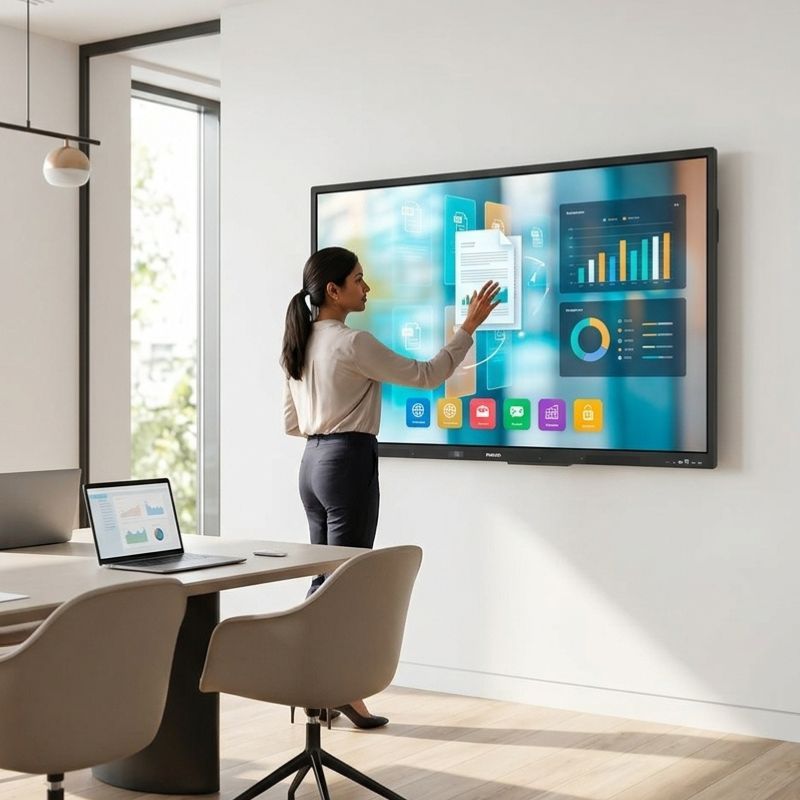 Pack Philips E-Line 75BDL4252E táctil 75" + soporte mural B-Tech BT8442
