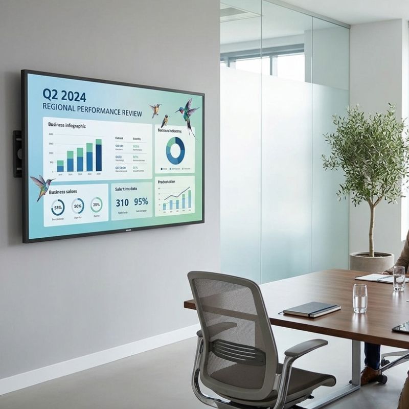 Pack Philips Q-Line 55" + soporte de pared B-Tech BT8441