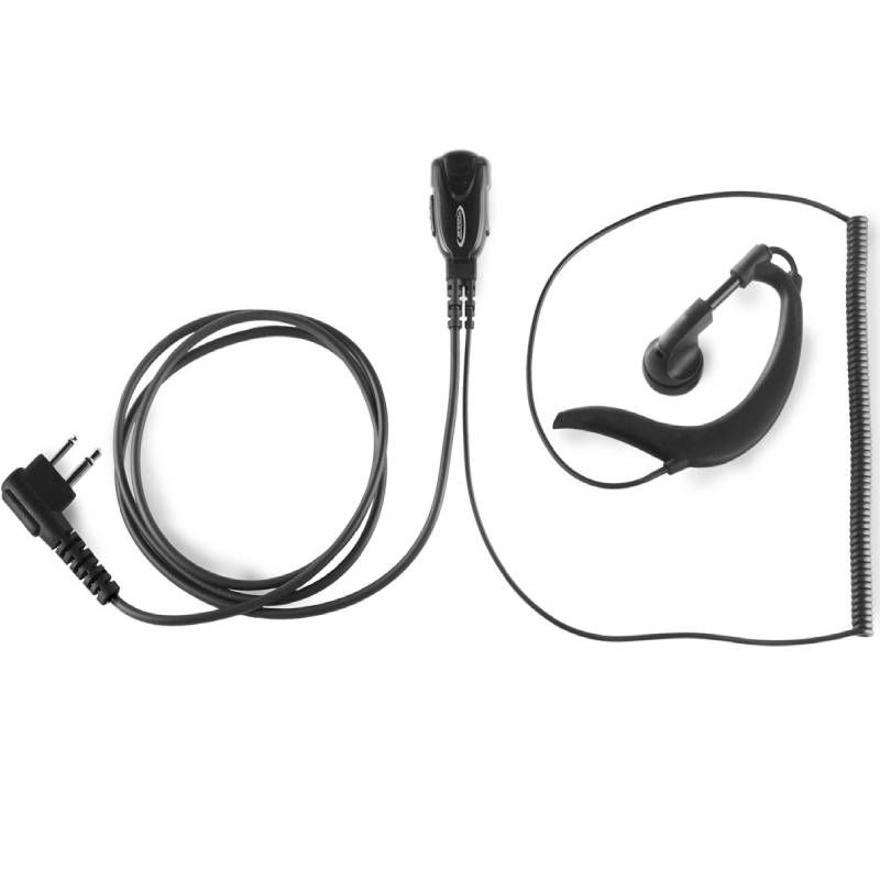 Auricular gancho 2 pins Motorola, cable resistente