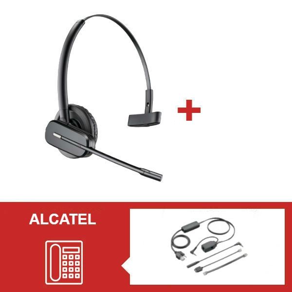 Pack Plantronics CS 540 para teléfonos Alcatel Serie 8 y 9