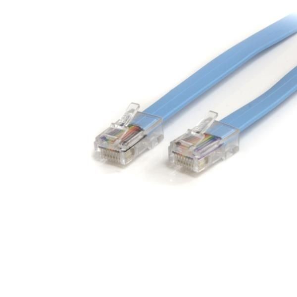 Cable de 1,8m Rollover de Consola Cisco - RJ45 Macho a Macho