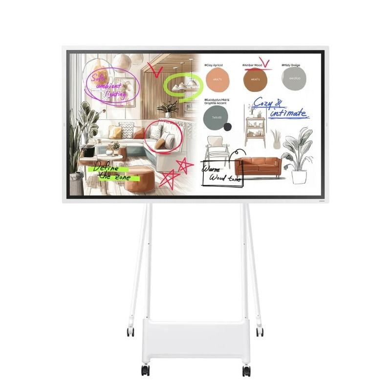 Pack pantalla interactiva Samsung Flip Pro WM55FX 55" + soporte con ruedas