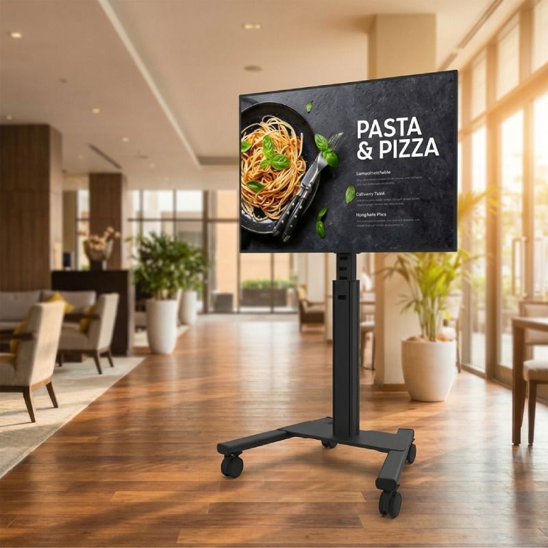 Pack pantalla 4K Samsung BE55FX-H 55'' + soporte móvil Neomounts