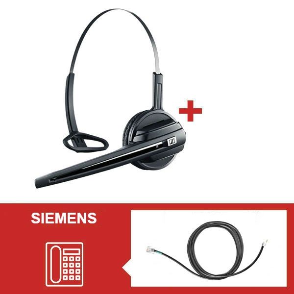 Pack Sennheiser D10 Phone con descolgador a distancia para Siemens