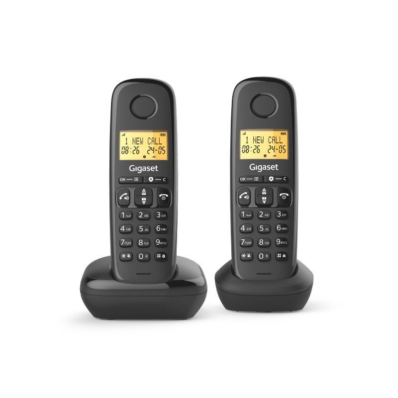 Gigaset Basic 100 Duo Teléfono DECT 2 Terminales