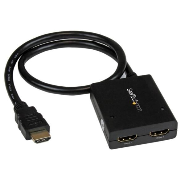 Multiplicador de Vídeo HDMI de 2 Puertos - Splitter HDMI 4k 30Hz de 2x1 Alimentado por USB