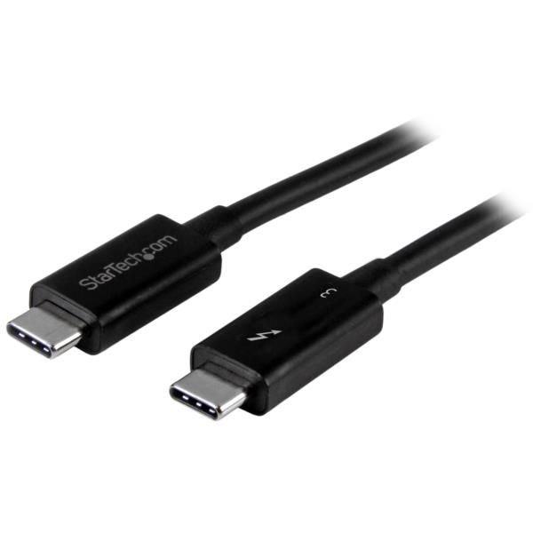 Cable de 1m Thunderbolt 3 USB C (40 Gbps) - Cable Compatible con Thunderbolt y USB