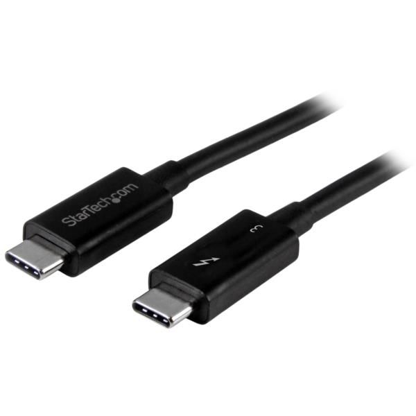 Cable de 2m Thunderbolt 3 USB C (40 Gbps) - Cable Compatible con Thunderbolt y USB