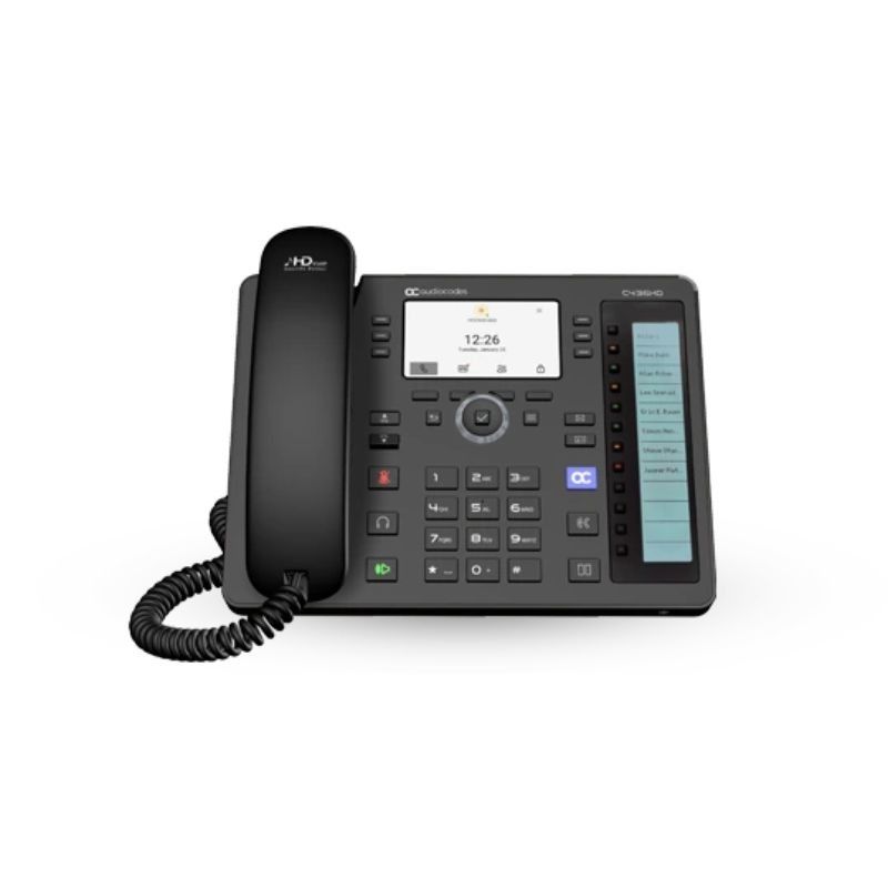 AudioCodes C436HD Teléfono IP Microsoft Teams con Pantalla