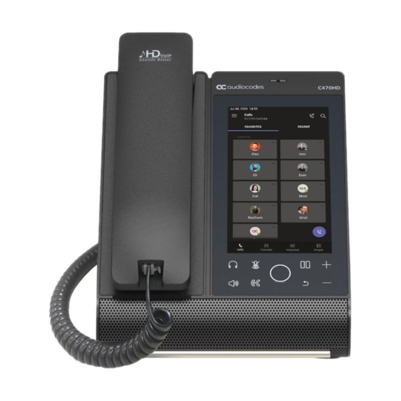 AudioCodes C470HD Teléfono IP Teams con Pantalla Táctil