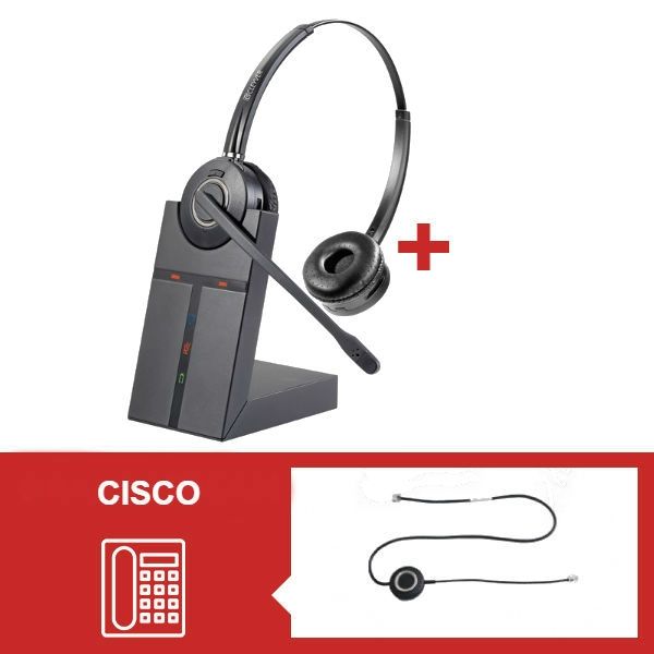 Pack auriculares Cleyver HW25 para Cisco Serie 79 - Segunda versión
