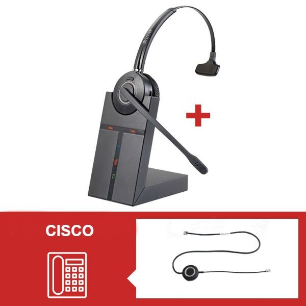 Pack de auriculares Cleyver HW20 para Cisco Serie 79 - Segunda versión