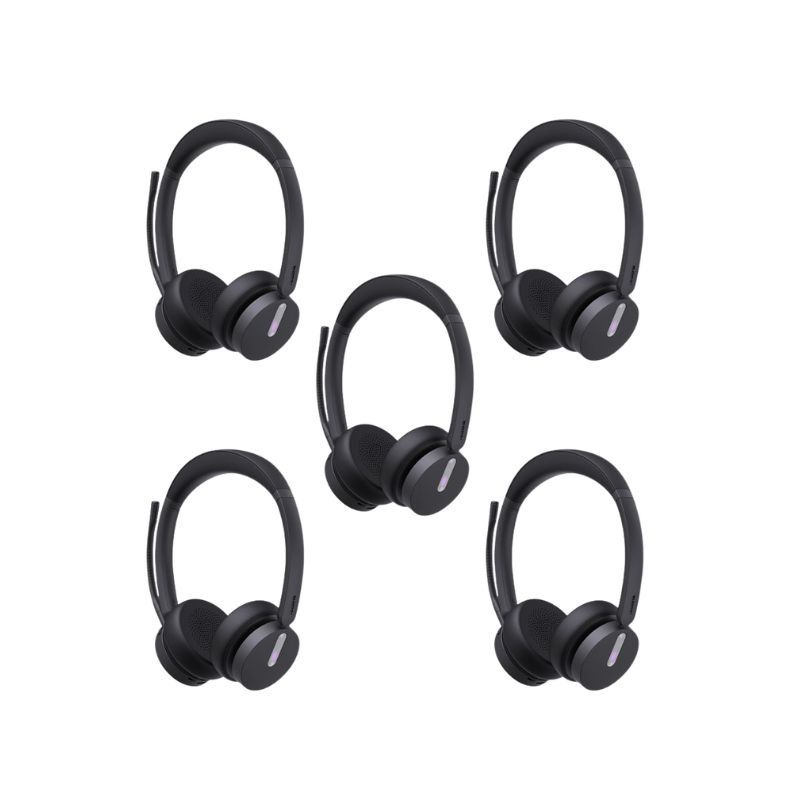 Pack de 5 Auriculares inalámbricos Yealink WH64 Duo MS