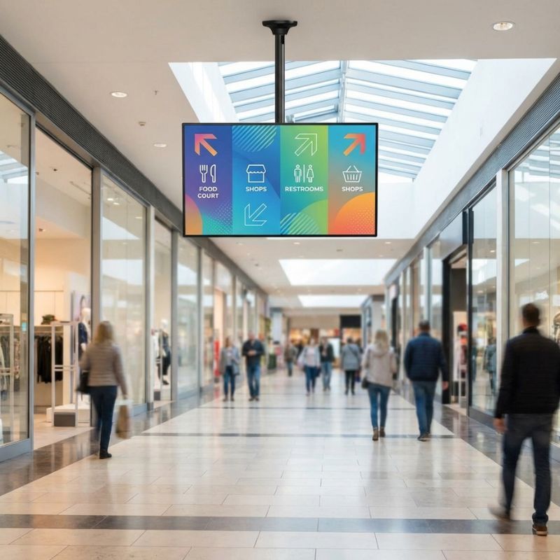 Pack iiyama ProLite LH6560UHS-B2AG 65" + Soporte de techo Neomounts FPMA-C340BLACK