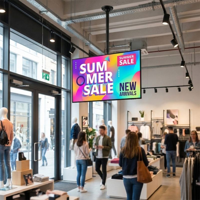 Pack iiyama ProLite LH5560UHS-B2AG 55" + Soporte de techo Neomounts FPMA-C340BLACK