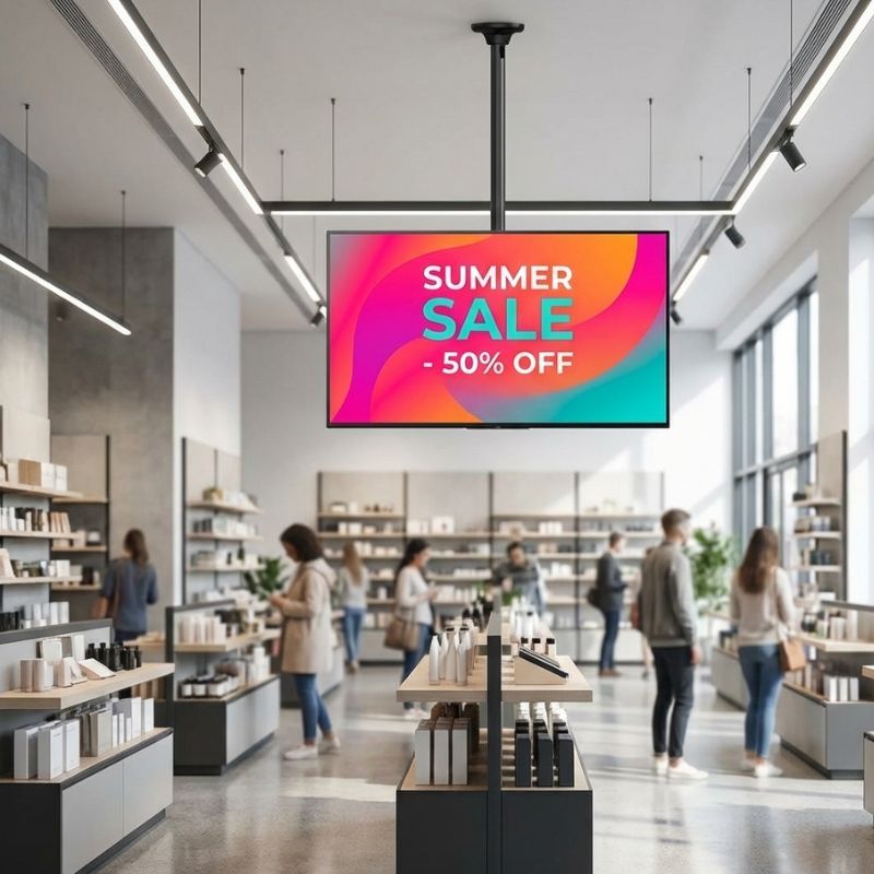 Pack Sony FW-55BZ40L 55" + Soporte de techo Neomounts FPMA-C340BLACK