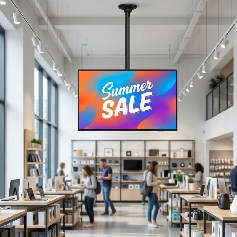 Pack Sony BRAVIA BZ40L 65" + Soporte de techo Neomounts FPMA-C340BLACK