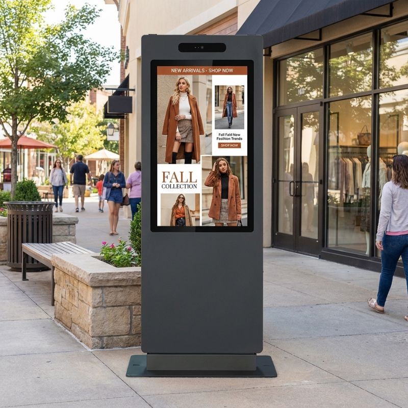 Kimex Tótem Vídeo Outdoor 55" Full HD 3500 cd 24/7