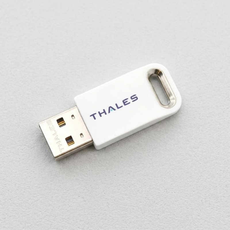 Thales eToken FIDO USB-A Blanco Microsoft
