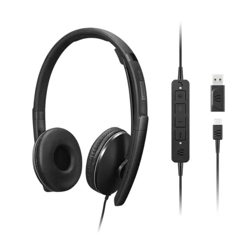 Lenovo Wired ANC Auriculares Gen 2 USB-C