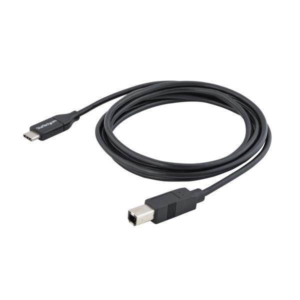 Cable de 2m USB-C a USB B Macho a Macho - Cable USB Tipo C a USB B Cables USB 2.0
