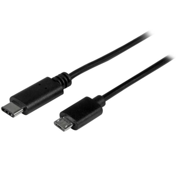Cable Adaptador de 50cm USB-C a Micro USB-B - Cables USB 2.0