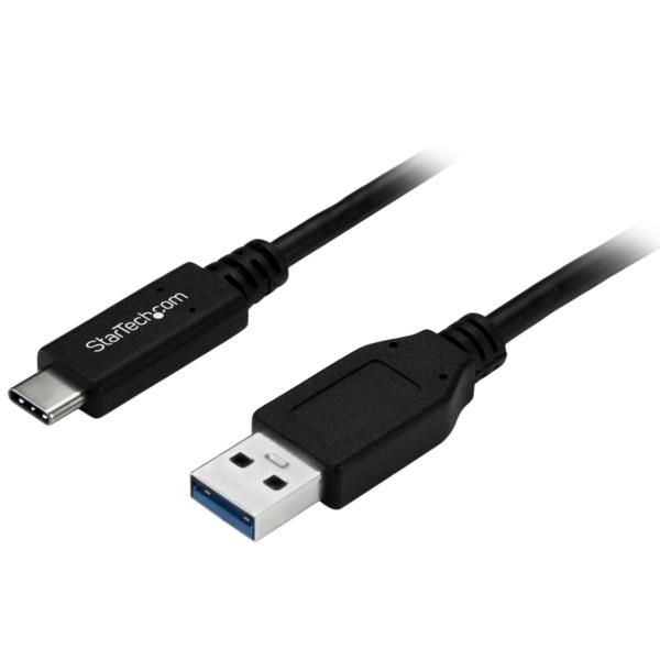 Cable de 1m Adaptador USB A a USB Tipo C - Cable USB-C Macho a Macho