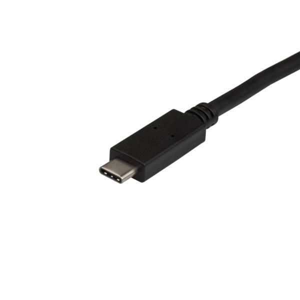 Cable de 0,5m USB-C a USB-A - Cable Adaptador USB Type C de Carga a USBA - Latiguillo USB Tipo C USBC USB 3.1 de 10Gbps