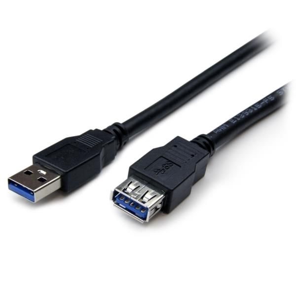 Cable USB 3.0 de 2m Extensor Alargador - USB A Macho a Hembra