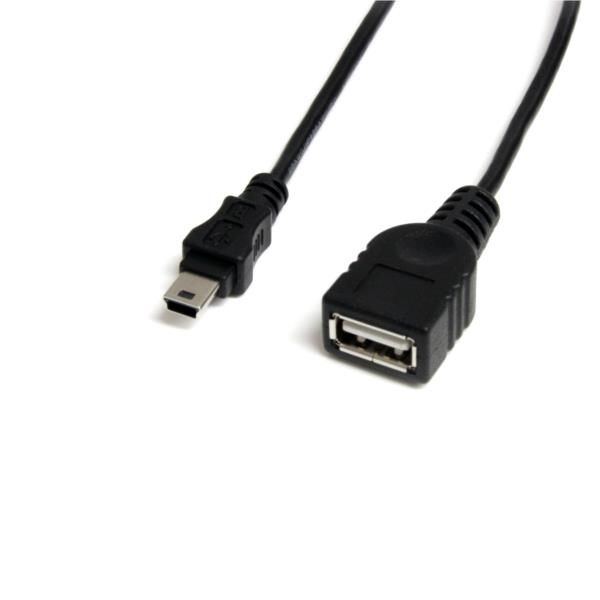 Cable Mini Cables USB 2.0 (30 cm) - USB A a Mini B H/M
