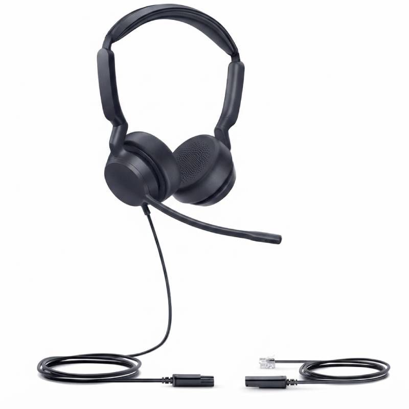 Yealink YHS36 E2 Duo Auriculares con Cable QD-RJ9