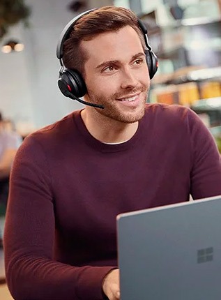 Jabra Evolve2 65 Stereo USB-A MS - Negro - Onedirect