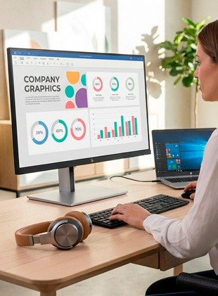 HP monitor FHD E27 G5 27'' - Onedirect