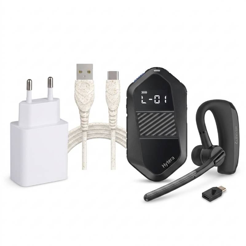 Hytera S1E Pack con Cargador y Auricular Cleyver