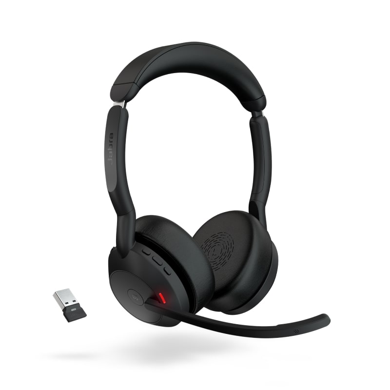 Jabra Evolve2 55 Stereo MS + dongle Link380a Reacondicionado