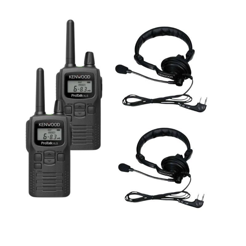 Pack 2x Kenwood PKT-300E + 2x microcascos