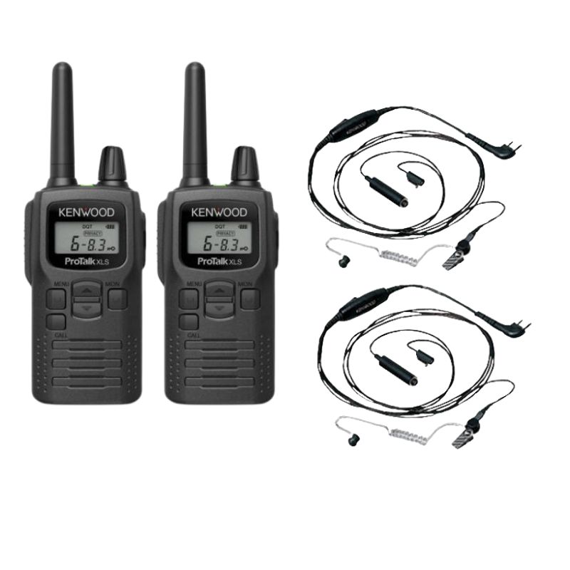 Pack 2x Kenwood PKT-300E + 2x kit bodyguard