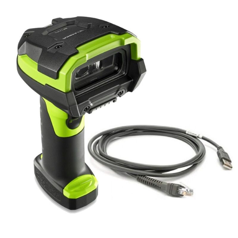 Zebra LI3608 ER Escáner Industrial 1D de Largo Alcance con Cable USB