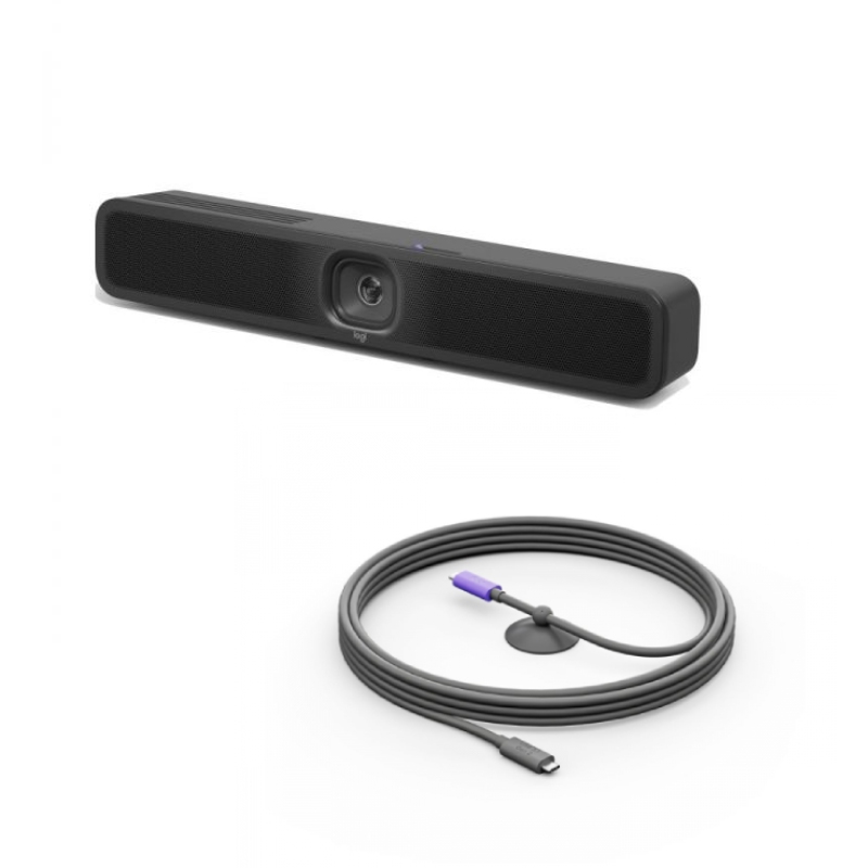 Logitech MeetUp 2 + cable USB activo