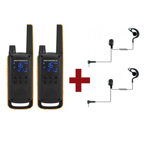 Motorola T82 Extreme x 2 + Kit guardaespaldas x 2