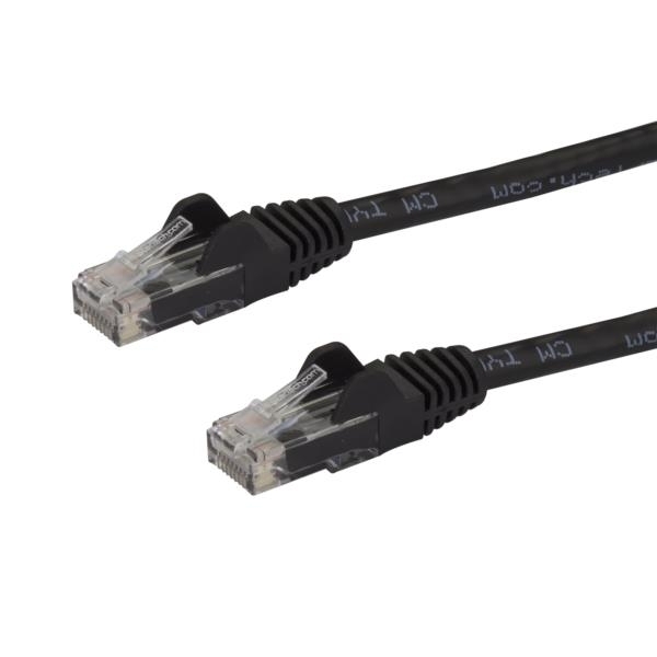 Cable de Red Ethernet Snagless Sin Enganches Cat 6 Cat6 Gigabit 7m - Negro