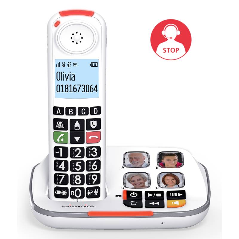 Telefono Alambrico Escuchar Mensajes De Voz Telefono Fijo