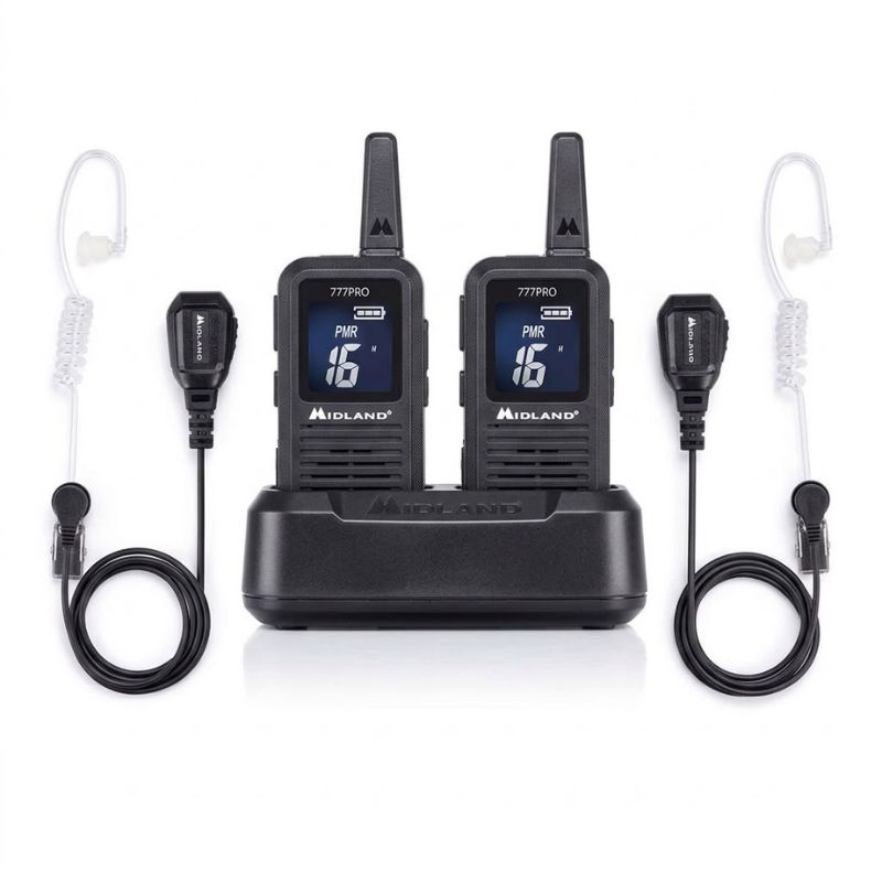 Pack 2 Midland 777PRO + 2 auriculares Midland MA31