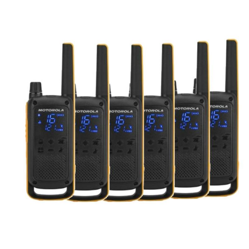 Pack sexteto Motorola Talkabout T82 Extreme