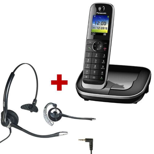 Panasonic KX-TGJ310 Negro + Auricular OD HC10