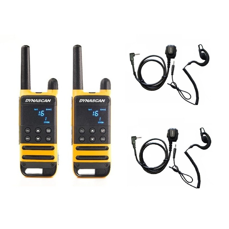 Pack Dynascan P19 + 2 auriculares de gancho intercambiables